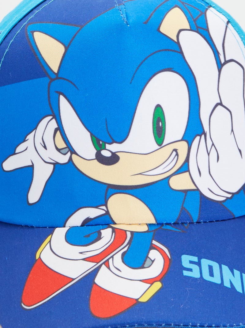 Gorra 'Sonic' de tela azul - Kiabi