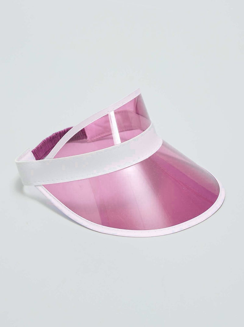 Gorra transparente rosa - Kiabi