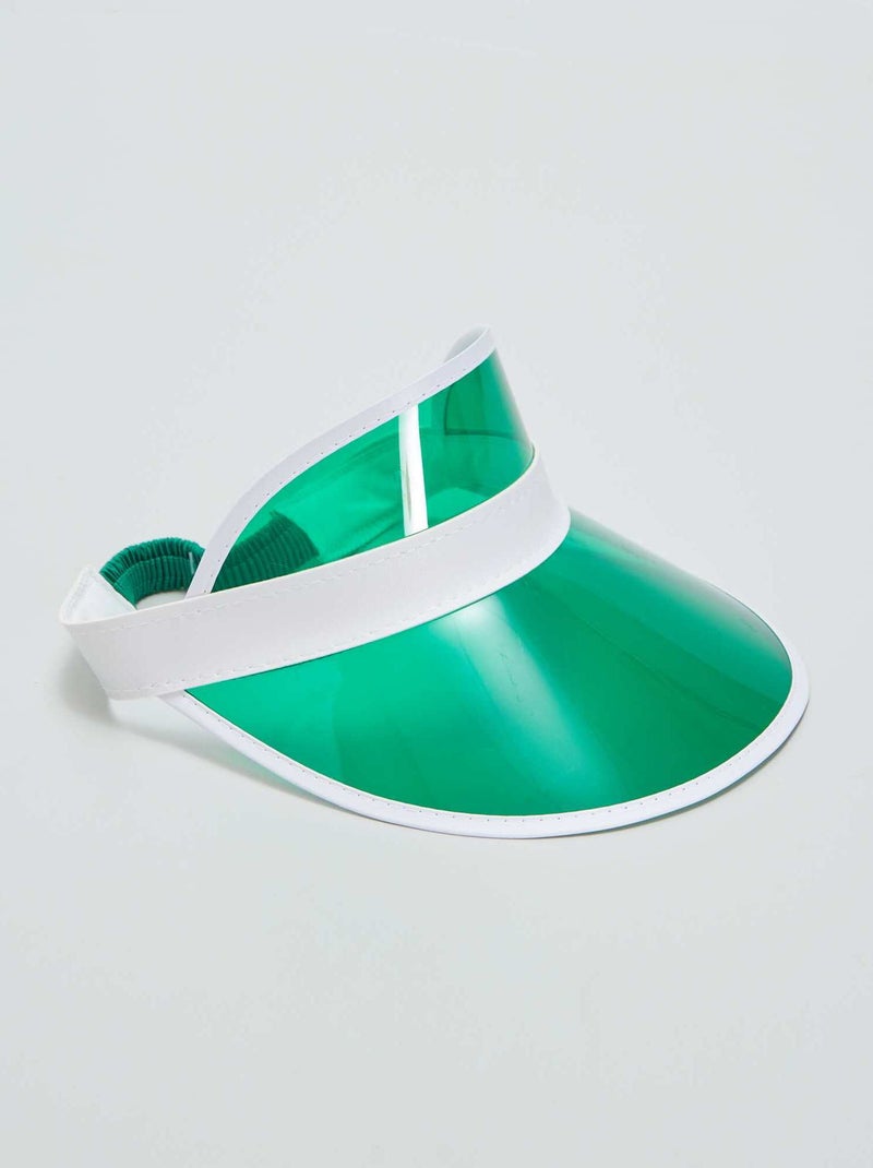 Gorra transparente VERDE - Kiabi