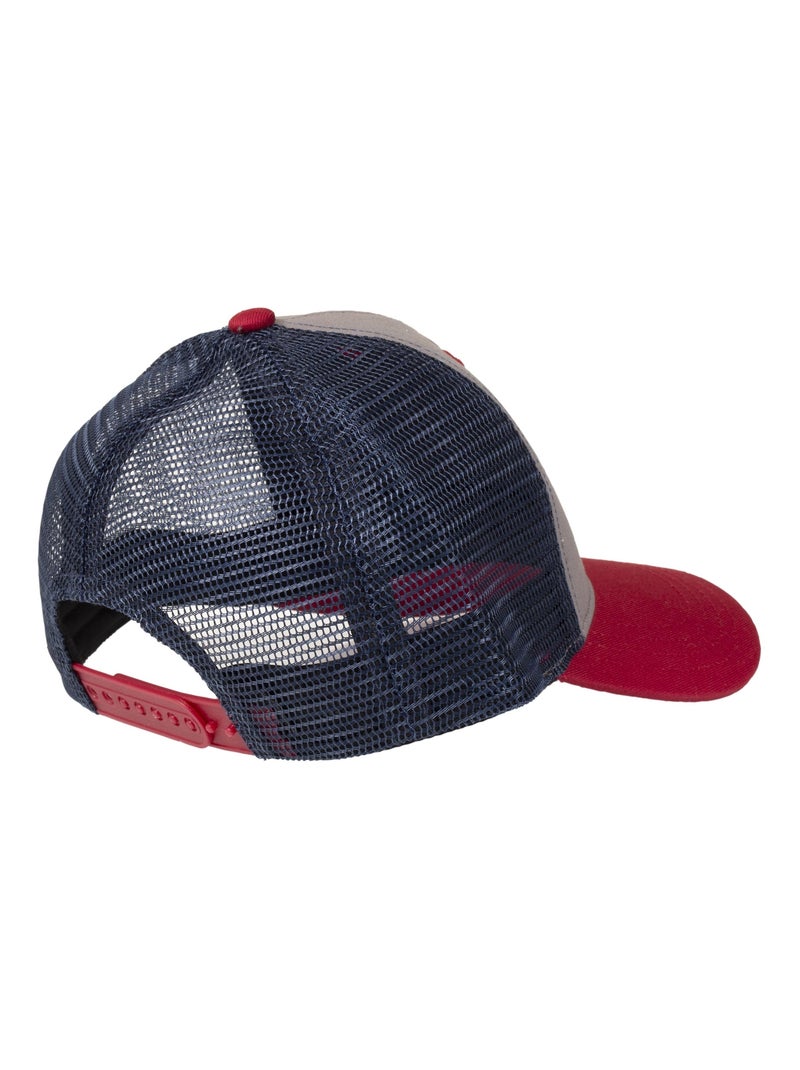 Gorra tricolor con parche divertido niño Isotoner Azul Rojo - Kiabi