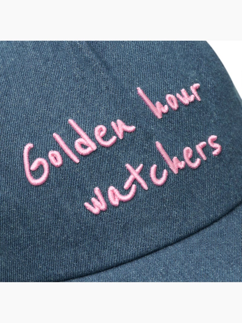 Gorra vaquera lifestyle hombre y mujer gung golden Azul - Kiabi