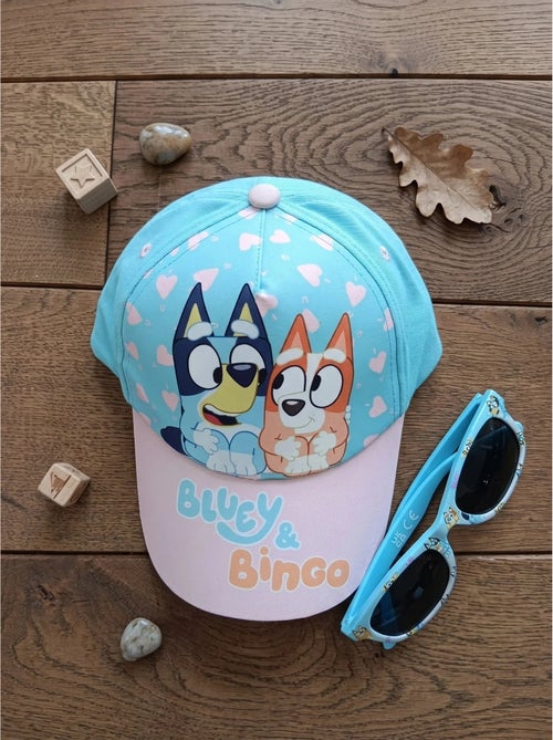 Gorra y gafas de sol infantil de algodón Bluey BBC Studios - Kiabi