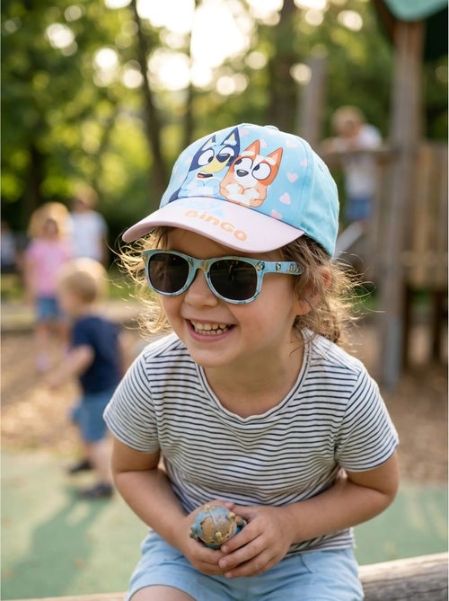 Gorra y gafas de sol infantil de algodón Bluey BBC Studios - Kiabi