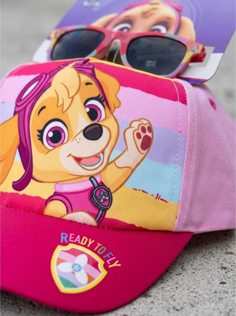Gorra y gafas de sol Skye Pat' Patrouille Nickelodeon Rosa - Kiabi