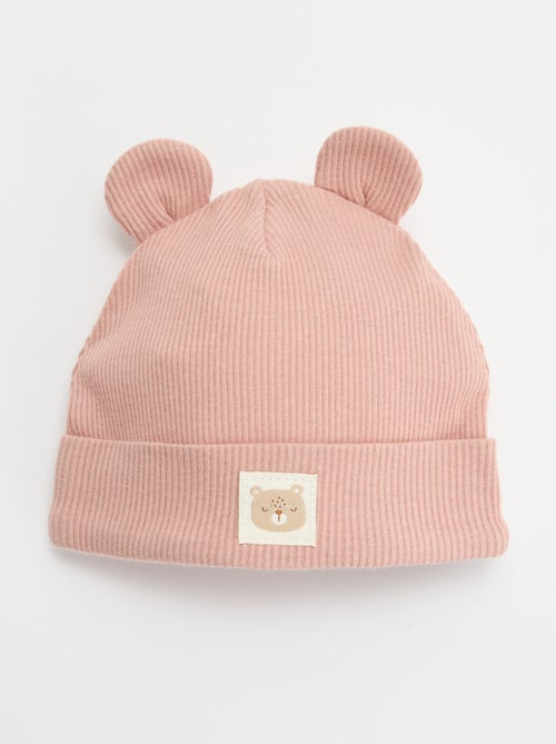 Gorro acanalado con orejas - Kiabi Gorro acanalado con orejas - Kiabi