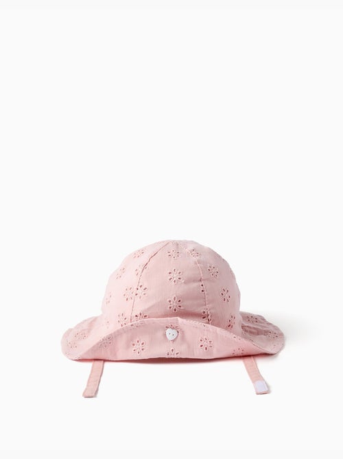 Gorro batista de algodón con bordado inglés - Kiabi