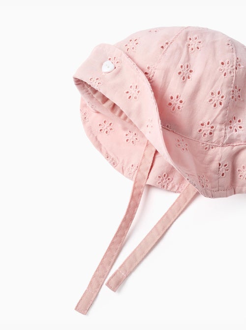 Gorro batista de algodón con bordado inglés - Kiabi