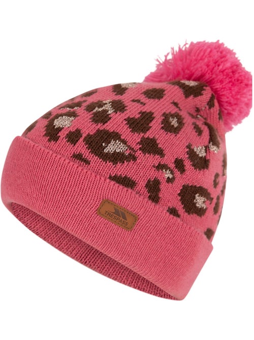 Gorro beanie kaylani diseño estampado de leopardo de punto niñas - trespass - Kiabi Gorro beanie kaylani diseño estampado de leopardo de punto niñas - trespass - Kiabi