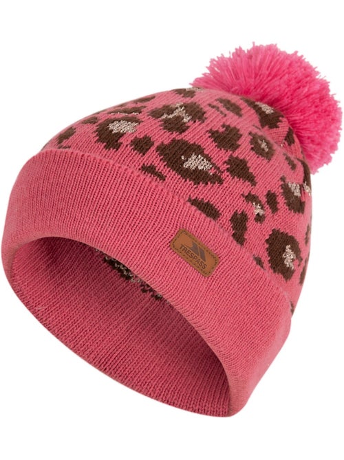 Gorro beanie kaylani diseño estampado de leopardo de punto niñas - trespass - Kiabi Gorro beanie kaylani diseño estampado de leopardo de punto niñas - trespass - Kiabi