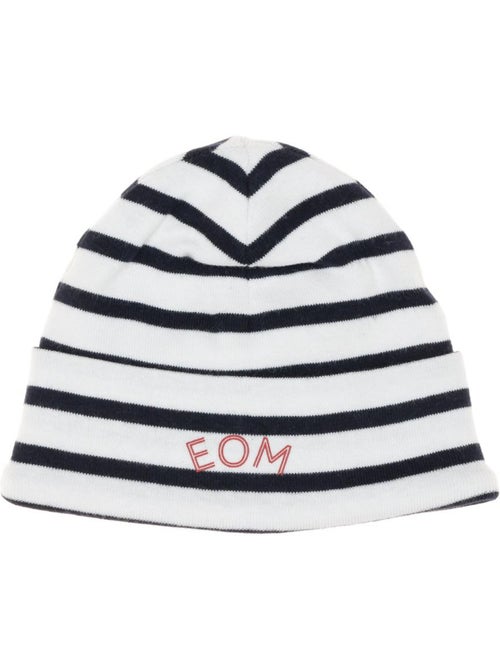 Gorro Bebé Niño Rayas Algodón Orgánico - Kiabi