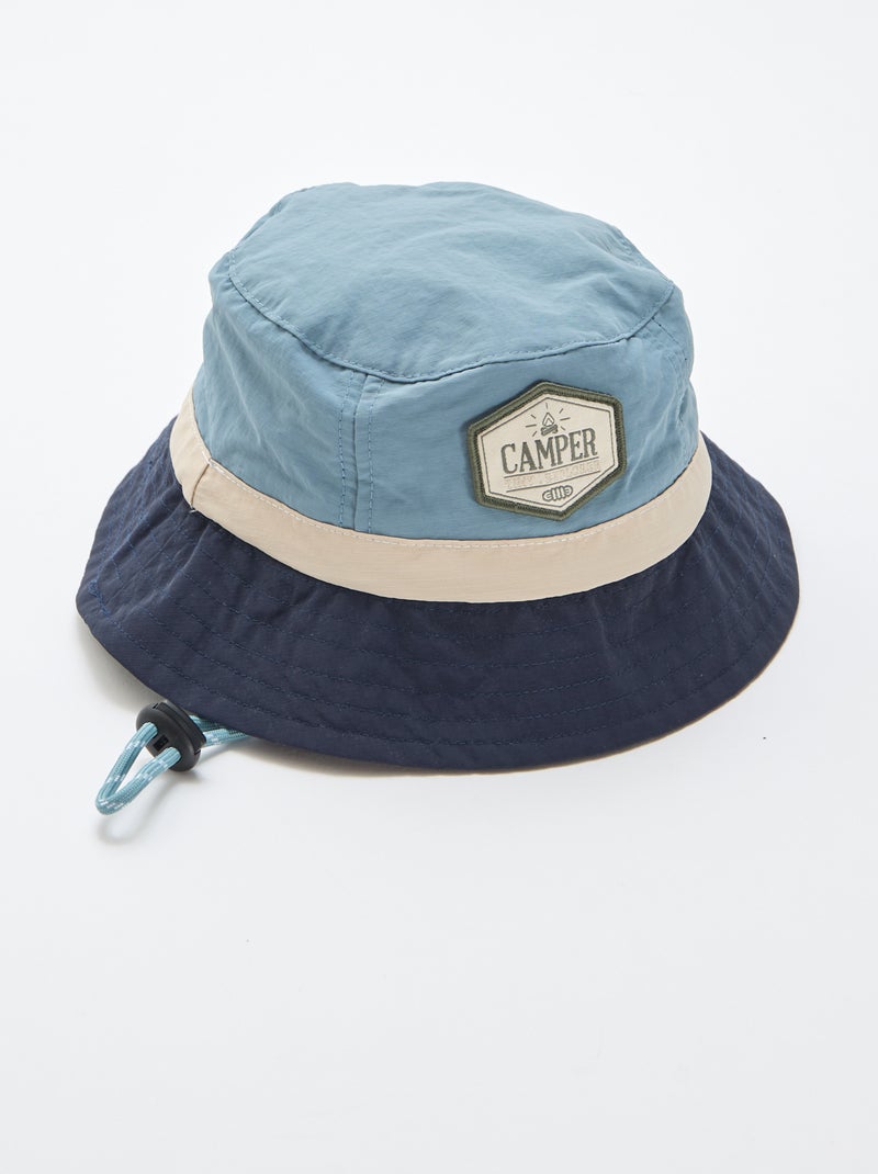 Gorro bicolor tipo camper Azul - Kiabi