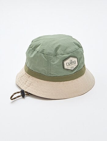 Gorro bicolor tipo camper