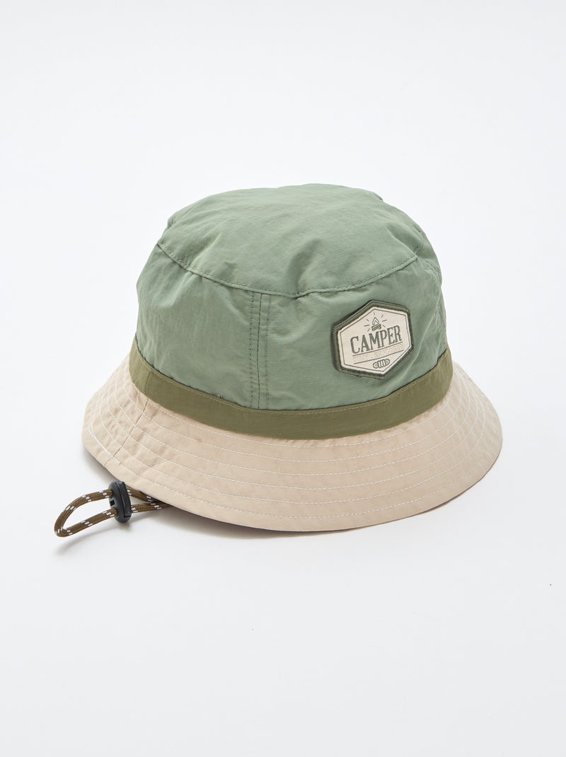 Gorro bicolor tipo camper Kaki - Kiabi