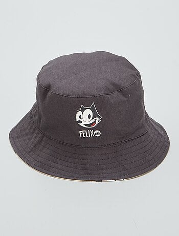 Gorro bob reversible 'El gato Félix'