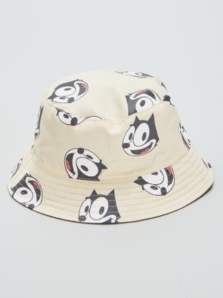 Gorro bob reversible 'El gato Félix'