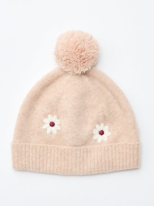 Gorro bordado de algodón - Kiabi