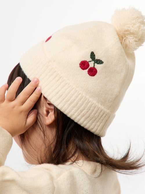 Gorro bordado de algodón - Kiabi