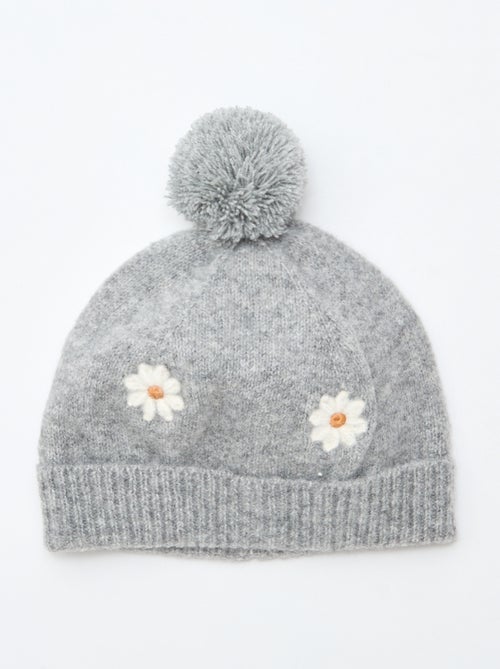 Gorro bordado de algodón - Kiabi