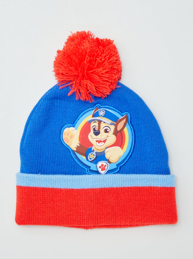 Gorro + braga + guantes 'La Patrulla Canina'  - 3 piezas azul - Kiabi