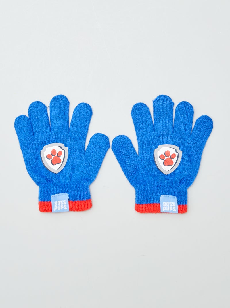 Gorro + braga + guantes 'La Patrulla Canina'  - 3 piezas azul - Kiabi