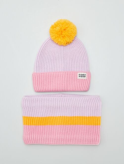 Gorro + braga tricolores - Kiabi