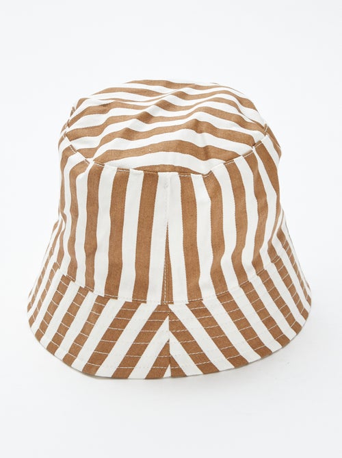 Gorro bucket a rayas - Kiabi