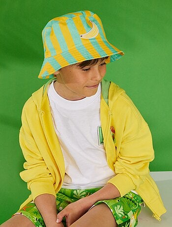 Gorro bucket estampado plátano x Arianne Butto