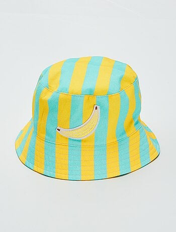 Gorro bucket estampado plátano x Arianne Butto