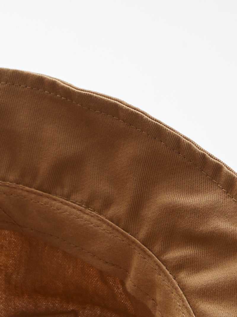 Gorro bucket liso MARRON - Kiabi