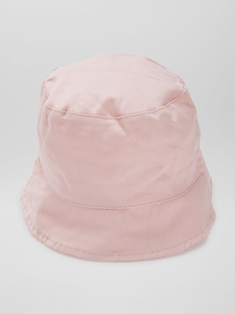 Gorro bucket liso ROSA - Kiabi