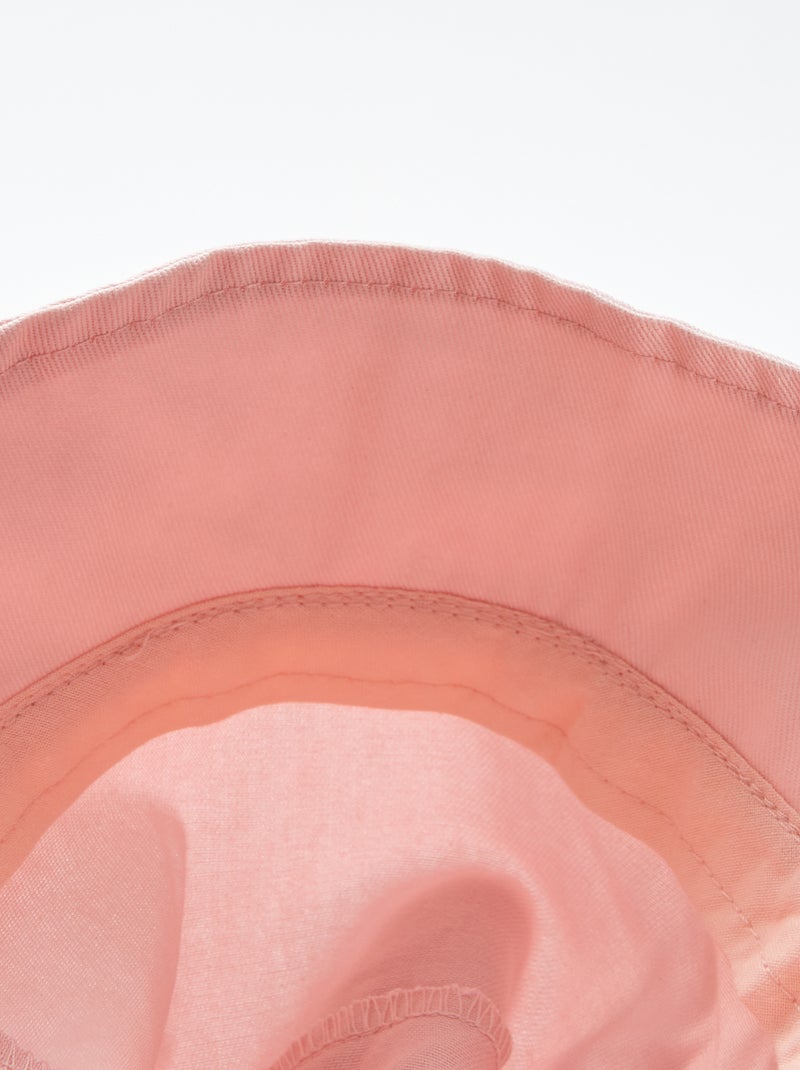 Gorro bucket liso ROSA - Kiabi