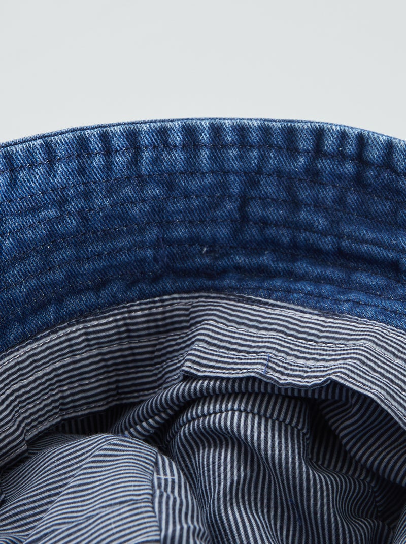 Gorro bucket vaquero AZUL - Kiabi