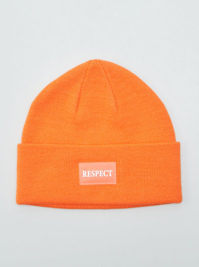 Gorro clásico NARANJA - Kiabi