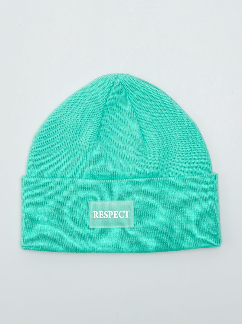 Gorro clásico VERDE - Kiabi