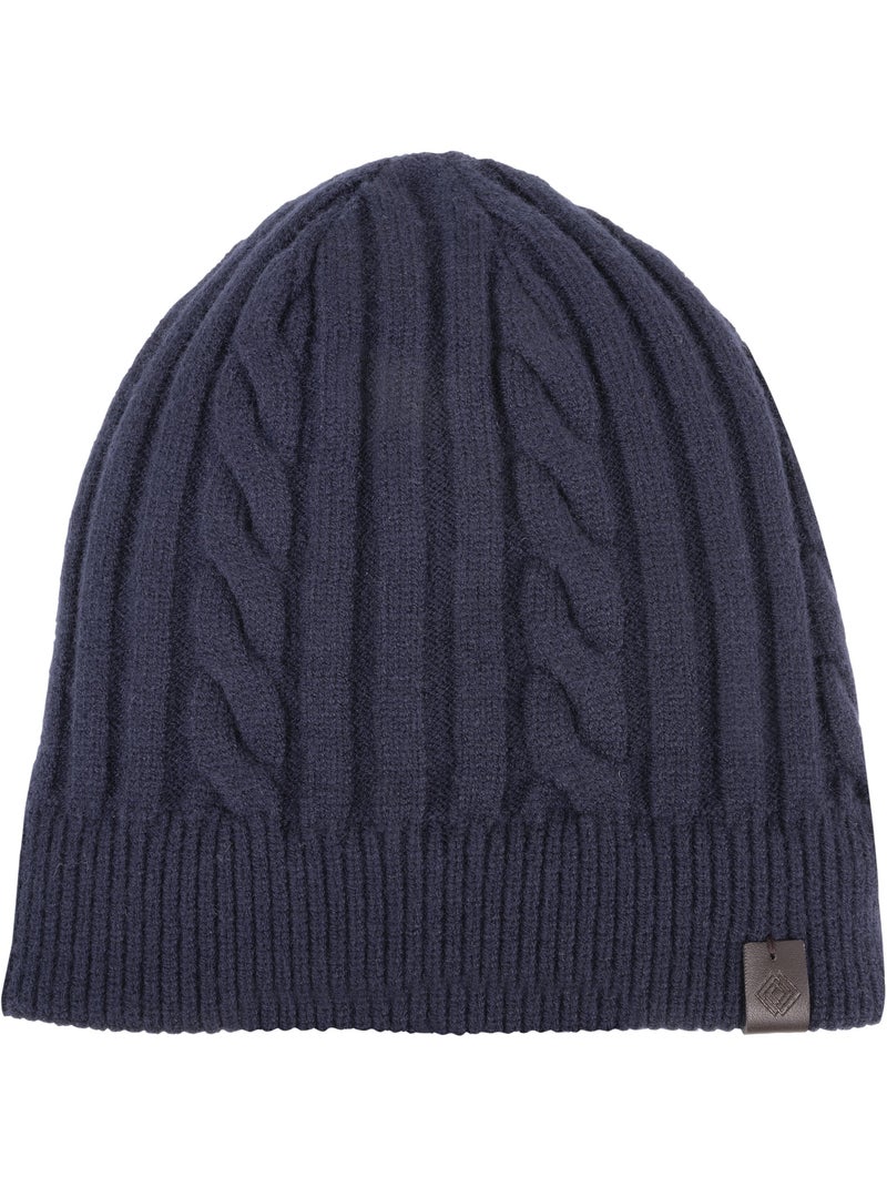 Gorro cómodo, cálido y elástico hombre Azul marino - Kiabi