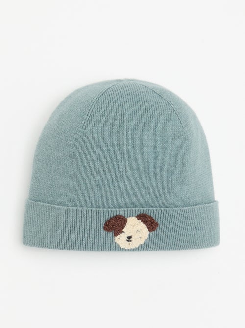 Gorro con bordado de 'animal' - Kiabi
