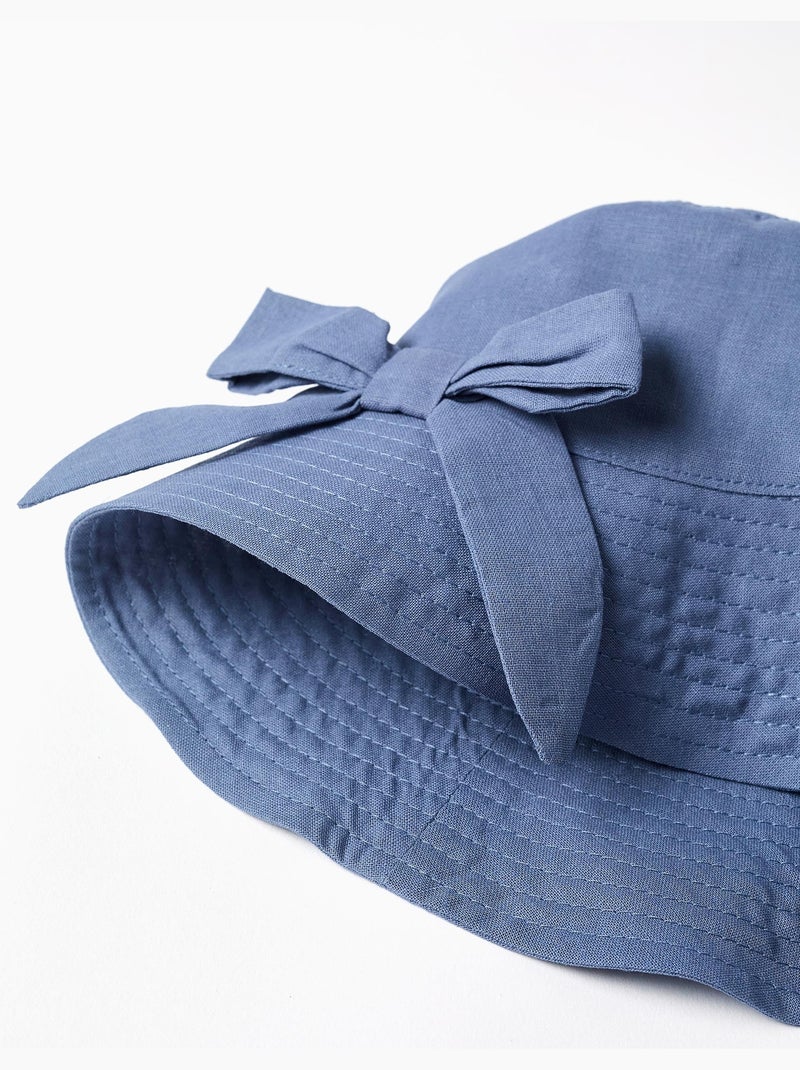 Gorro con lazo aplicado Azul Azul - Kiabi