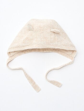 Gorro con orejas de algodón