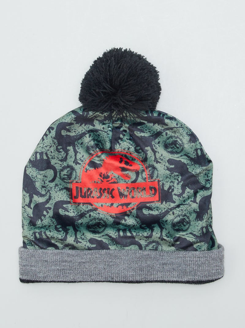Gorro con pompón 'Jurassic World' NEGRO - Kiabi