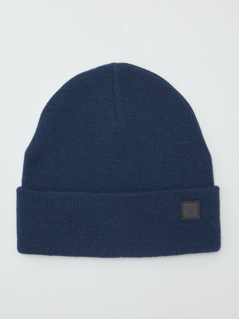 Gorro con vuelta AZUL - Kiabi