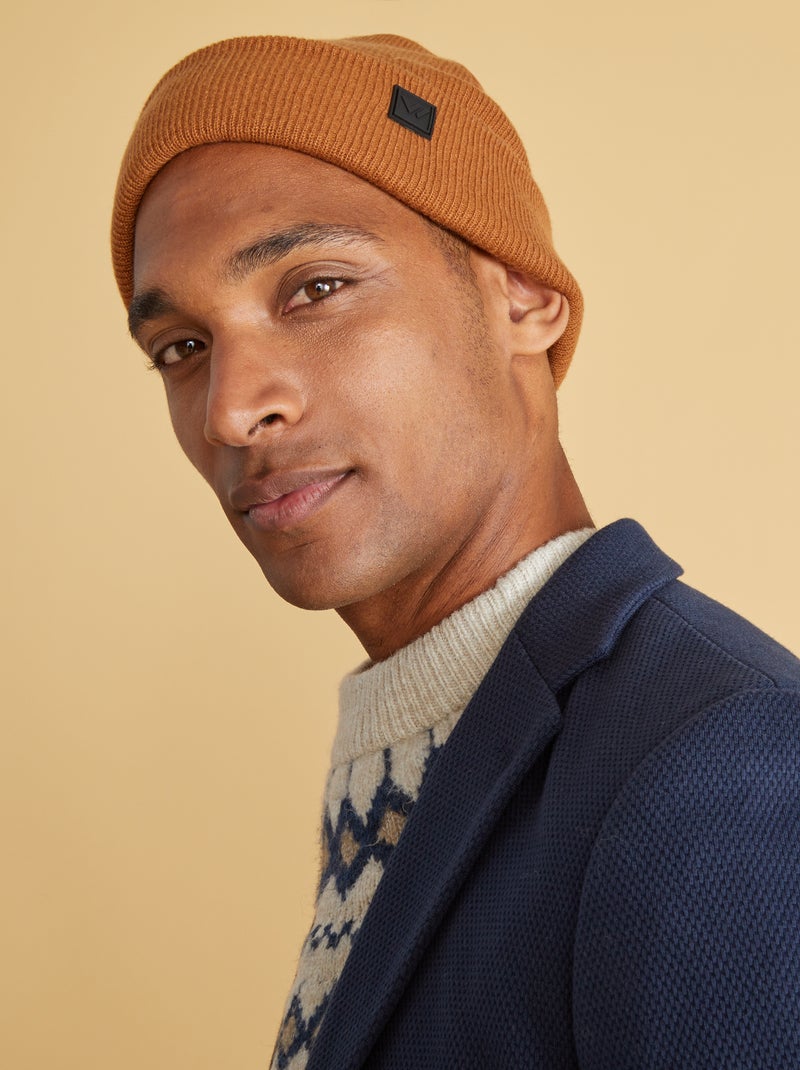 Gorro con vuelta BEIGE - Kiabi