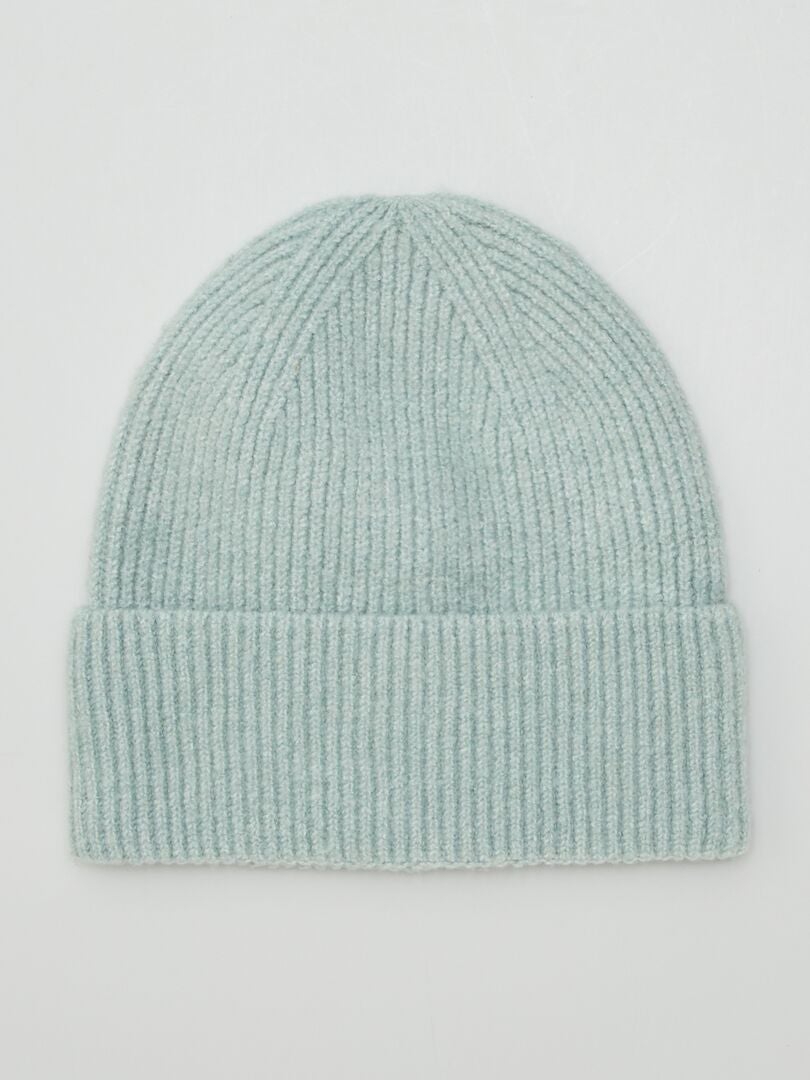 Gorro con vuelta de punto VERDE - Kiabi