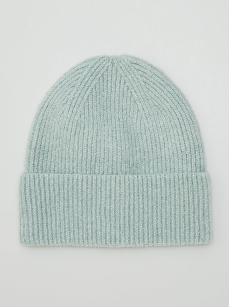 Gorro con vuelta de punto VERDE - Kiabi