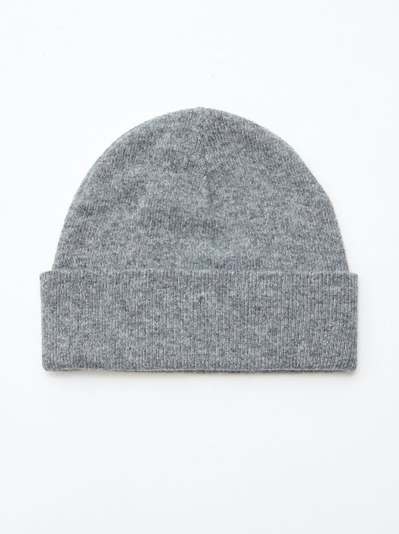 Gorro con vuelta Gris - Kiabi