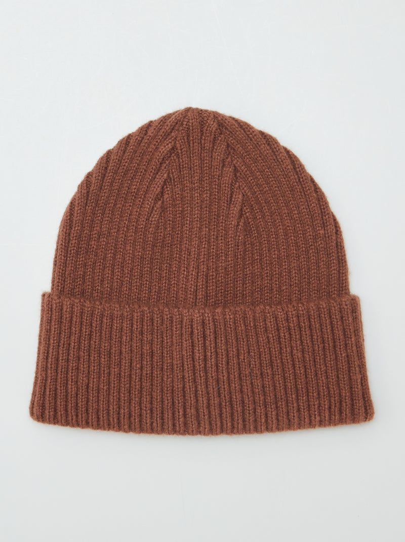 Gorro con vuelta MARRON - Kiabi
