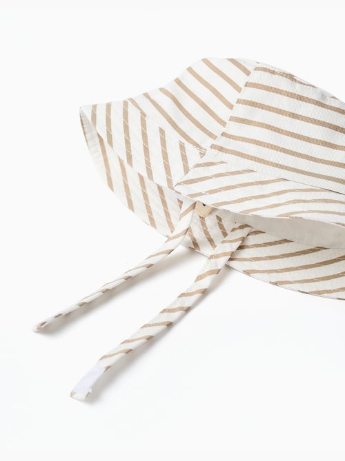 Gorro de algodón a rayas - Kiabi