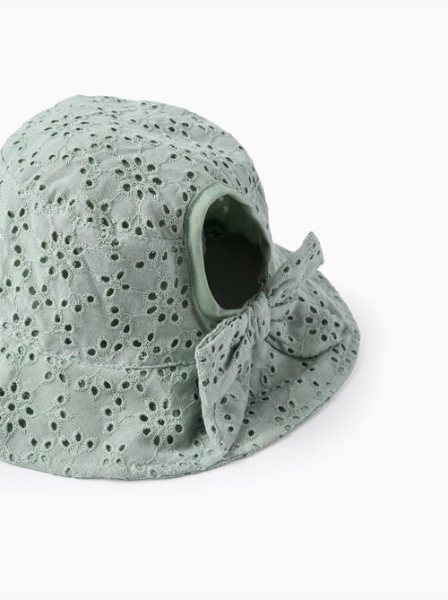 Gorro de algodón con bordado inglés - Kiabi