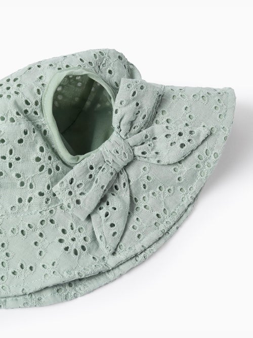 Gorro de algodón con bordado inglés - Kiabi