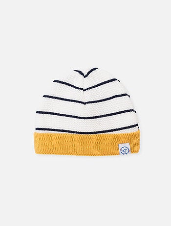 Gorro de bebé con vuelta