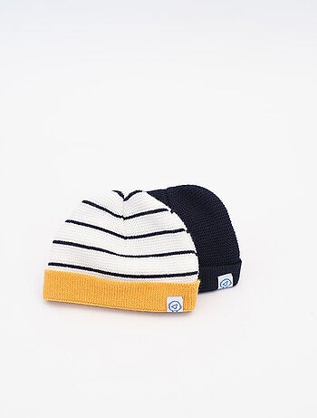 Gorro de bebé con vuelta